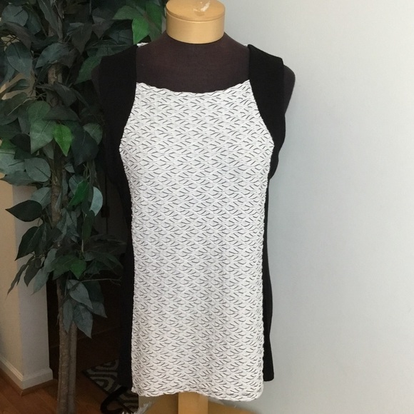 LIZ Claiborne black white large Tank - Picture 1 of 16